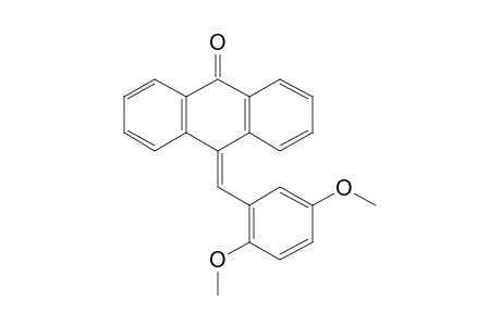 10-(2,5-dimethoxybenzylidene)anthrone