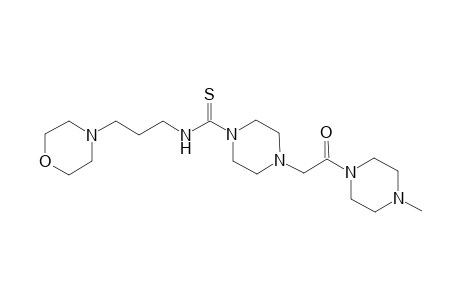 1-piperazinecarbothioamide, 4-[2-(4-methyl-1-piperazinyl)-2-oxoethyl]-N-[3-(4-morpholinyl)propyl]-