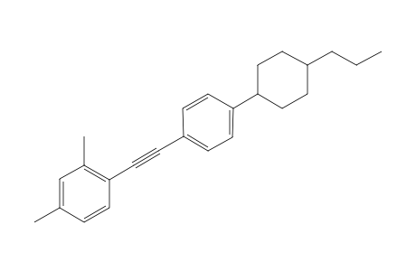 2,4-Dimethyl-1-([4-(4-propylcyclohexyl)phenyl]ethynyl)benzene