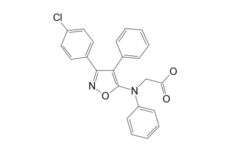 N-Phenyl-N-(3-(4-chlorophenyl)4-phenylisoxazol-5-yl)-amino acetic acid