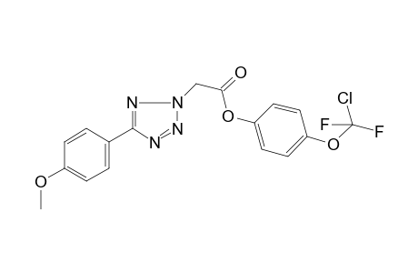 4-[chloro(difluoro)methoxy]phenyl [5-(4-methoxyphenyl)-2H-tetraazol-2-yl]acetate