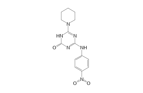 4-(4-Nitroanilino)-6-(1-piperidinyl)-1,3,5-triazin-2(1H)-one