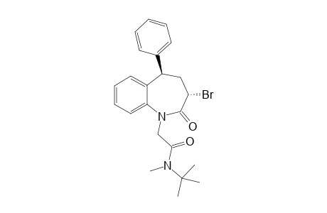 N-tert-Butyl-N-methyl-2-[3-(3-bromo-2-oxo-5-phenyl-2,3,4,5-tetrahydro-1H-1-benzazepin-1-yl]ethanoic acid amide