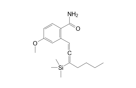 4-Methoxy-2-[3-(trimethylsilyl)hepta-1,2-dien-1-yl]benzamide