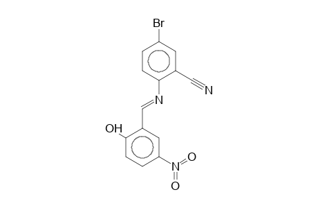 5-Bromo-2-(2-hydroxy-5-nitrobenzylideneamino)benzonitrile