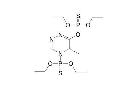 4-DIETHOXYTHIOPHOSPHORYL-6-DIETHOXYTHIOPHOSPHORYLOXY-5-METHYL-4,5-DIHYDRO-1,2,4-TRIAZINE