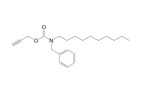 Carbonic acid, monoamide, N-benzyl-N-decyl-, propargyl ester