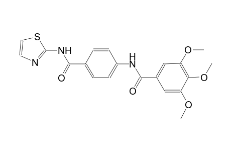 3,4,5-trimethoxy-N-{4-[(1,3-thiazol-2-ylamino)carbonyl]phenyl}benzamide
