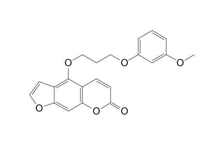 4-[3-(3-Methoxyphenoxy)propoxy]-7H-furo[3,2-g][1]benzopyran-7-one