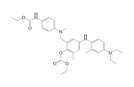 Carbonic acid, 4-[[4-(diethylamino)-2-methylphenyl]amino]-2-[[[4-[(ethoxycarbonyl)amino]phenyl]methylamino]methyl]-6-methylphenyl ethyl ester