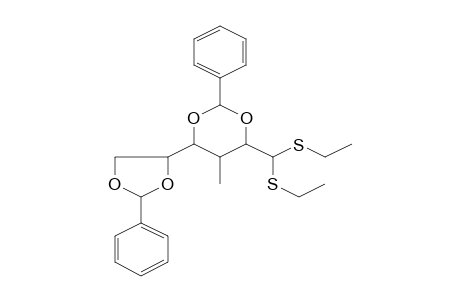 4-[Bis(ethylthio)methyl]-5-methyl-2-phenyl-6-(2-phenyl-[1,3]dioxolan-4-yl)[1,3]dioxane
