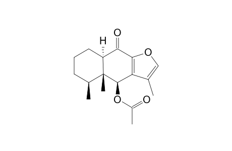 6-BETA-ACETOXY-9-OXO-10-ALPHA-H-FURANOEREMOPHILANE