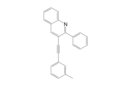 2-Phenyl-3-(m-tolylethynyl)quinoline