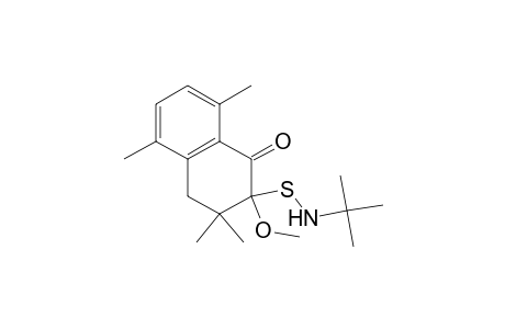 2-tert-Butylamidosulfenyl-3,4-dihydro-2-methoxy-3,3,5,8-tetramethyl-1-(2H)naphthalenone