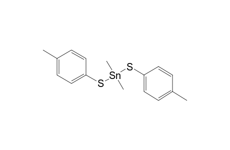 bis(p-tolylthio)dimethylstannane