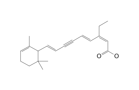 (2Z,4E,8E)-3-Ethyl-9-(2,6,6-trimethylcyclohexa-2-enyl)nona-2,4,8-trien-6-ynoic acid