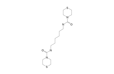 N,N'-hexamethylenebis[4-thiomorpholinecarboxamide]