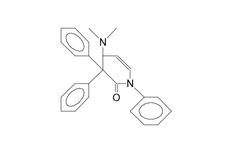 N,3,3-Triphenyl-4-(dimethylamino)-3,4-dihydro-2-pyridone