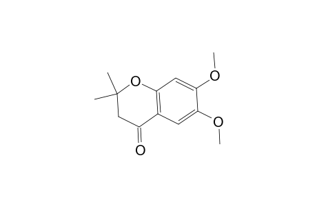 6,7-Dimethoxy-2,2-dimethyl-4-chromanone