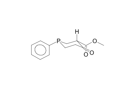 1-ENDO-PHENYL-3-CARBOMETHOXYPHOSPHORINAN-4-ONE