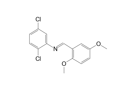 2,5-dichloro-N-(2,5-dimethoxybenzylidene)aniline