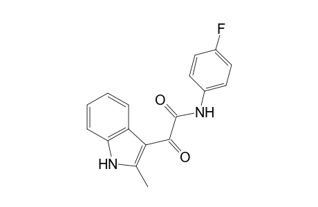 1H-Indole-3-acetamide, N-(4-fluorophenyl)-2-methyl-.alpha.-oxo-