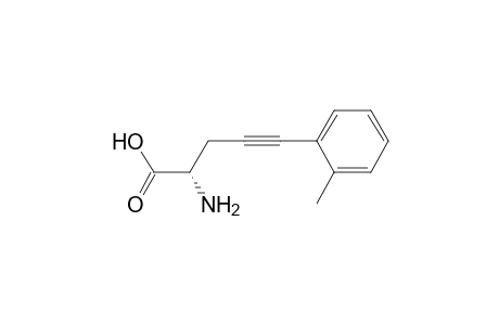 (S)-2-Amino-5-[2-tolyl]pent-4-ynoic acid