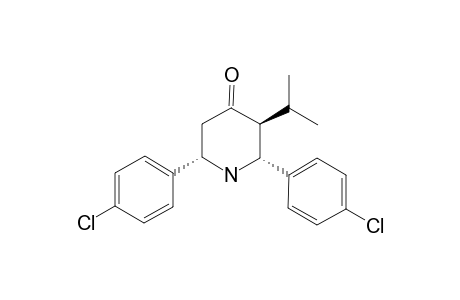 T(3)-ISOPROPYL-R(2),C(6)-BIS-(PARA-CHLOROPHENYL)-PIPERIDIN-4-ONE