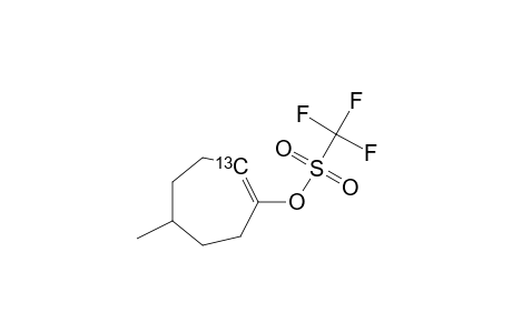 5-Methylcyclohept-1-enyl triflate