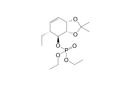 Diethyl (1S,2R,5S,6S)-2-Ethyl-5,6-(isopropylidenedioxy)cyclohex-3-enyl Phosphate
