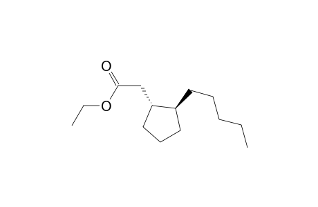 Ethyl (1R*,2S*)-2-n-Pentylcyclopentaneacetate