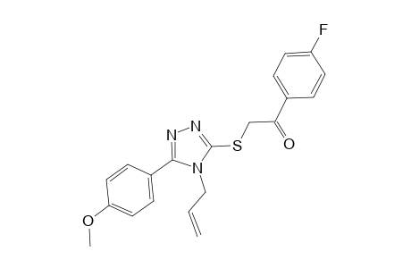 2-{[4-allyl-5-(4-methoxyphenyl)-4H-1,2,4-triazol-3-yl]sulfanyl}-1-(4-fluorophenyl)ethanone