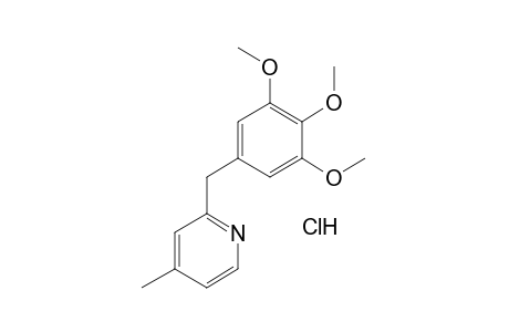 2-(3,4,5-trimrthoxybenzyl)-4-picoline, hydrochloride