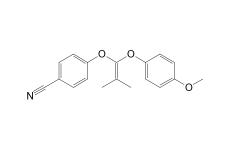 1-(p-Methoxyphenoxy)-1-(p-cyanophenoxy)-2-methylpropene