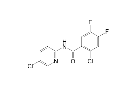 2-chloro-N-(5-chloro-2-pyridinyl)-4,5-difluorobenzamide