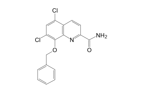 8-(BENZYLOXY)-5,7-DICHLOROQUINALDAMIDE