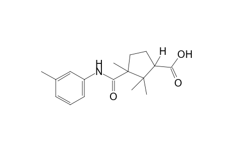 3-(m-tolylcarbamoyl)-2,2,3-trimethylcyclopentanecarboxylic acid