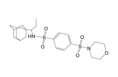 N-[1-(1-adamantyl)propyl]-4-(4-morpholinylsulfonyl)benzenesulfonamide