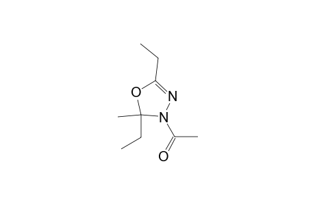 1-(2,5-diethyl-2-methyl-1,3,4-oxadiazol-3-yl)ethanone