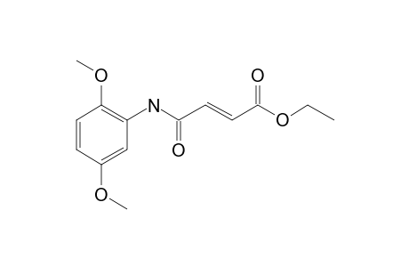 Fumaric acid, monoamide, N-(2,5-dimethoxyphenyl)-, ethyl ester