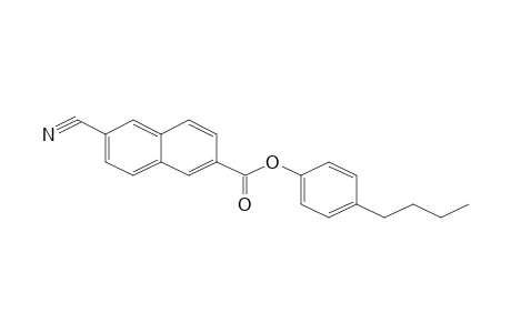 6-Cyanonaphthalene-2-carboxylic acid, 4-butylphenyl ester
