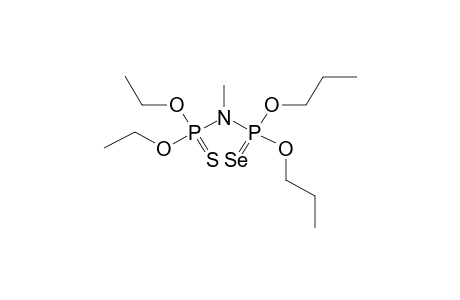 DIPROPYL N-METHYL-N-DIETHOXYTHIOPHOSPHINYLAMIDOSELENOPHOSPHATE