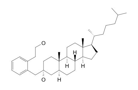 3-.beta.-[2-(2-Hydroxyethyl)phenylmethyl]-5.alpha.-cholestan-3.alpha.-ol