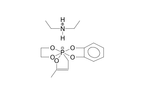 DIETHYLAMMONIUM 2-(ETHYLENEDIOXY)-2-(ORTHO-PHENYLENEDIOXY)-5-METHYL-1,2-OXAPHOSPHOL-4-ENE-2-OATE