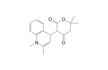 5-( N,2-Dimethyl-1',4'-dihydroquinoline)-2,2-dimethyl-1-oxacyclohexane-4,6-dione