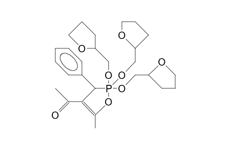 4-Acetyl-2,2,2-tris(tetrahydrofuran-2-yl-methoxy)-5-methyl-3-phenyl-1,2-oxaphosphole