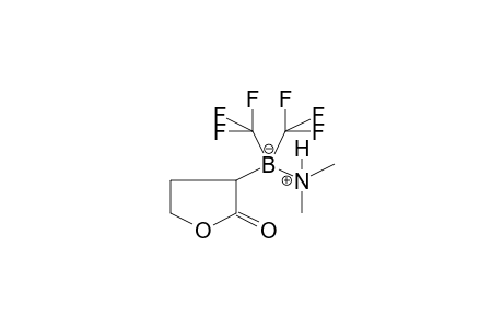 1-Oxacyclopentan-2-one, 3-[dimethylammoniobis(trifluoromethyl)borinato]-