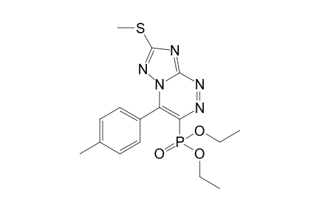 7-METHYL-MERCAPTO-4-(4'-METHYLPHENYL)-[1,2,4]-TRIAZOLO-[3,2-C]-[1,2,4]-TRIAZIN-3-YL-PHOSPHONIC-ACID-DIETHYLESTER