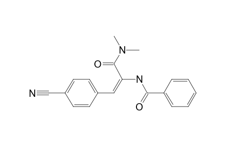 2-Benzoylamino-3-( (4-cyanophenyl)-N,N-dimethylpropenamide