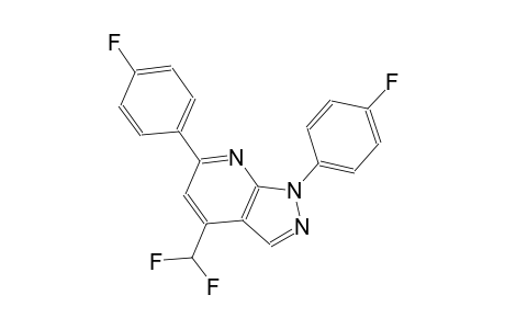 1H-pyrazolo[3,4-b]pyridine, 4-(difluoromethyl)-1,6-bis(4-fluorophenyl)-